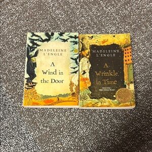 A Wind in the Door and A Wrinkle in Time Books